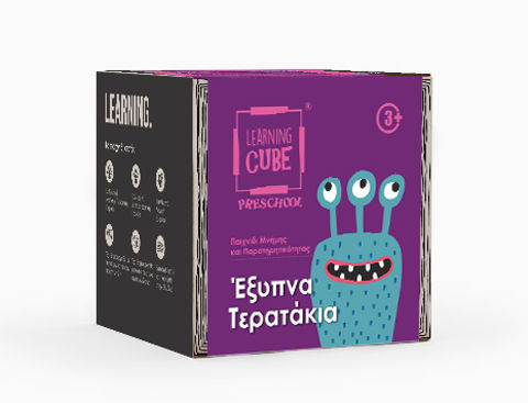 K-TOYZ Learning Cube Educational Toy Smart Monsters for 3+ Years LC-007  / EKPAIDEUTIKA   
